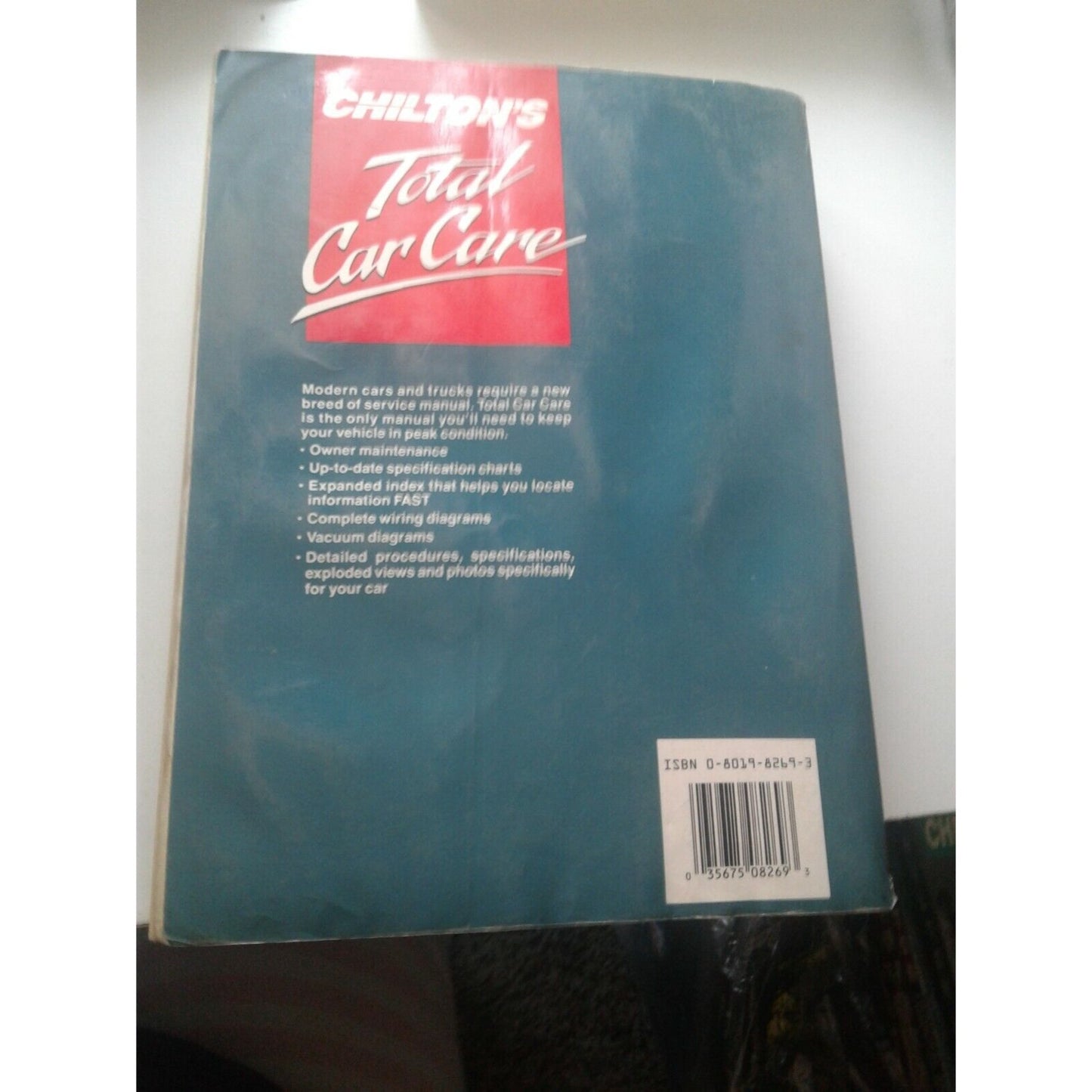 Book 1982 - 1992 Chilton's General Motors Chevy Camaro Repair Manual
