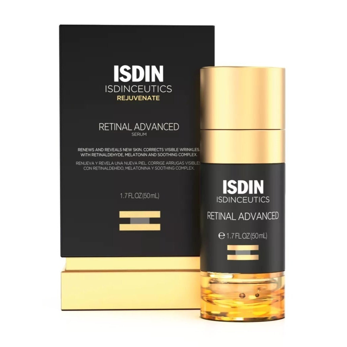 Skincare ISDIN Isdinceutics Retinal Advanced Serum 1.7 oz Renews and Reveals New Skin