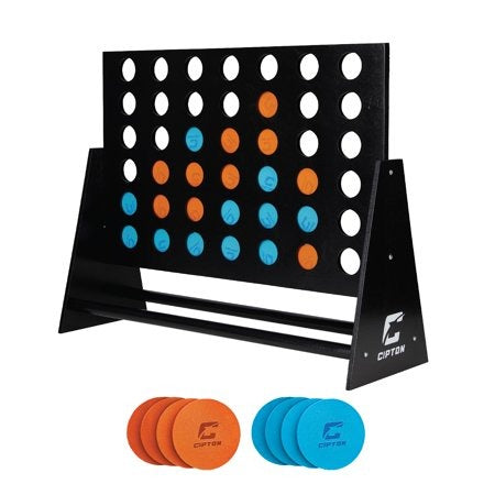 Game Cipton 4 in a Row Jumbo Sized Indoor and Outdoor Game Ages 8 and up