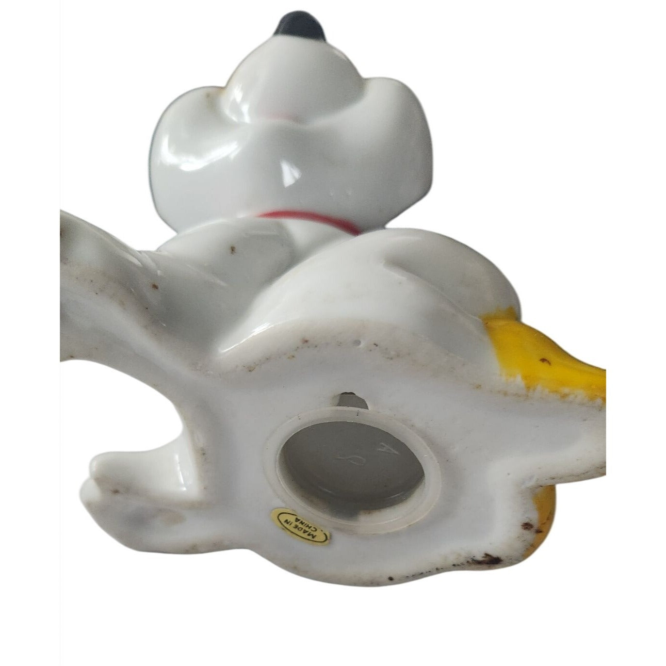 Vintage Disney Ceramic Mickey Mouse Piggy Bank Ceramic a vibrant glazed finish