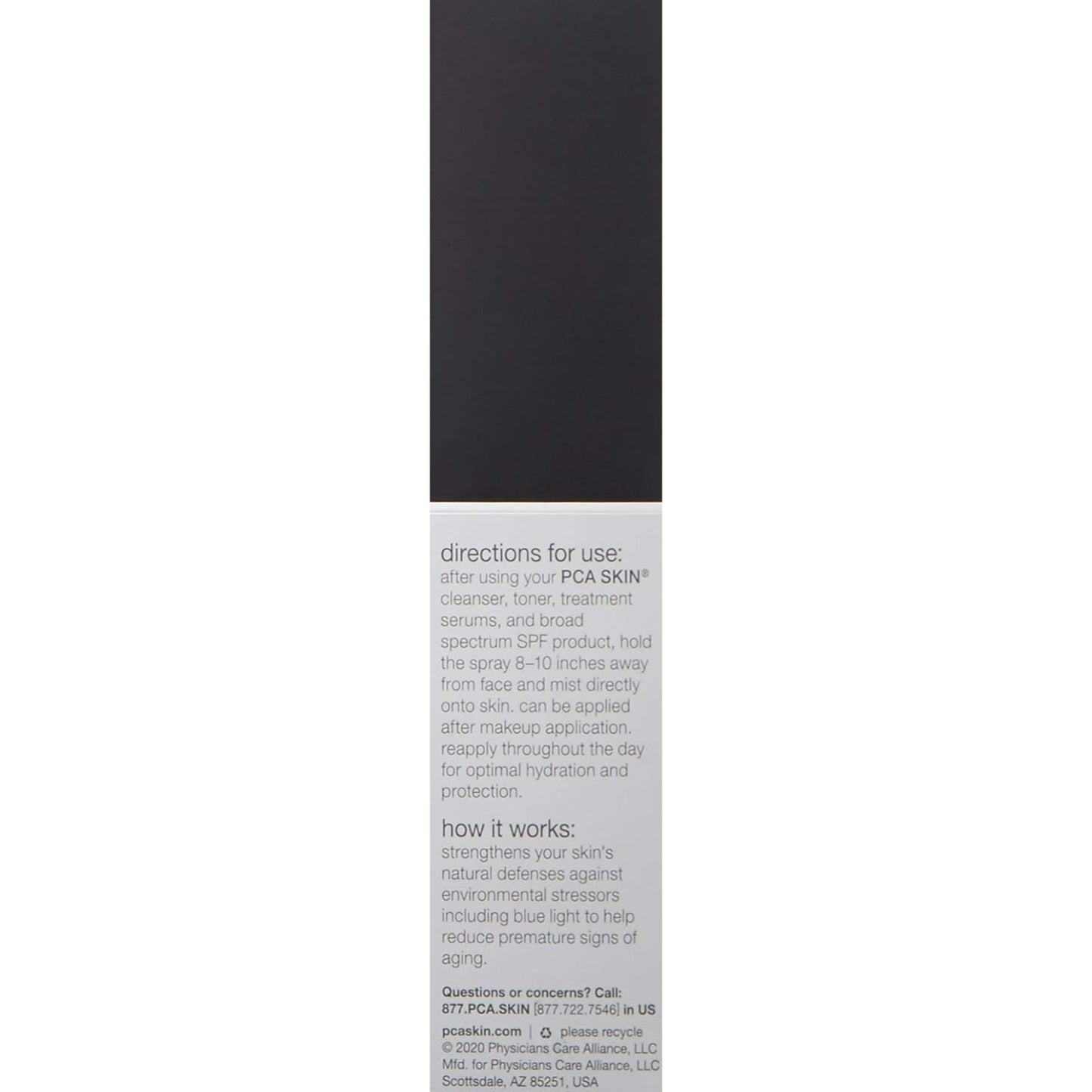 Skincare PCA SKIN Daily Defense Mist -2 oz Hydrating Facial Spray with Anti-Aging Antioxidants & Aloe for All Skin Types (2 fl oz)