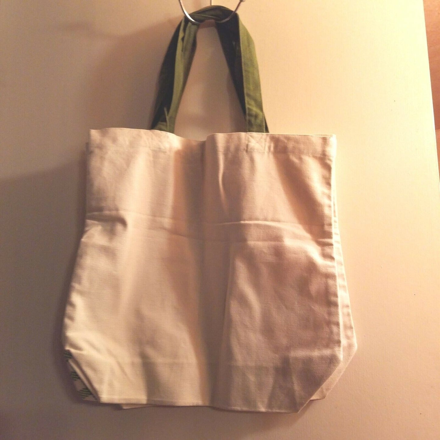 Shopping Bags Set 2 Canvas Grow outside and Play Grow where you are Planted