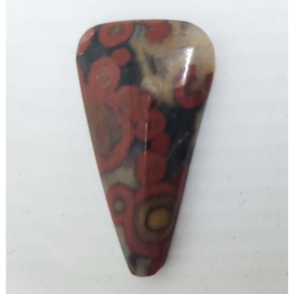 Gemstone Loose Morgan Hill Poppy Jasper Stone Cabochon Pendant Size 35 ct  6.9 gr