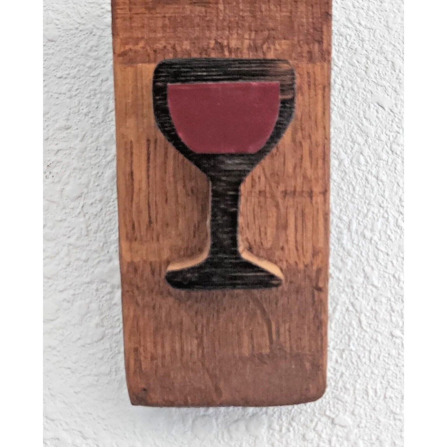 Sign Wine Barrel Red Wine Glass Wine Stave Toasted Craft paper