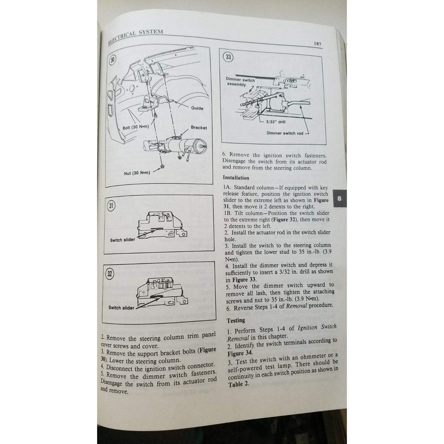 1982-87 Clymer Camaro and Firebird Shop Automobile Service Guide A257