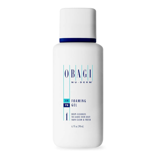 Obagi Nu-Derm Foaming Gel for Face – Hydrating Cleanser With Aloe Vera – Foaming Facial Cleanser – Lightweight Face Cleanser – Skincare Prod