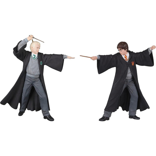 Hallmark Keepsake Plastic Christmas Ornament 2022, Harry Potter and The Chamber of Secrets 20th Anniversary The Dueling Club, Set of 2