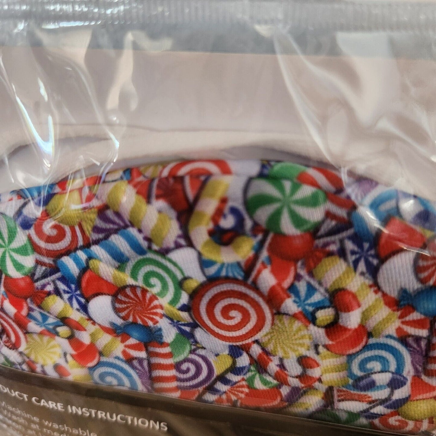 Primeware Mask Color Candy Design Adult 2 pack 2 layers 100 % Polyester Washable