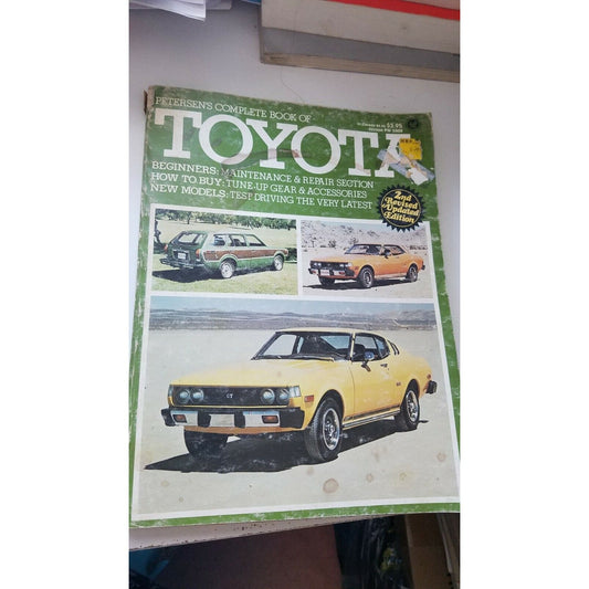 Book Petersens Complete Book of Toyota Maintenance Repair Tune-Up Buying