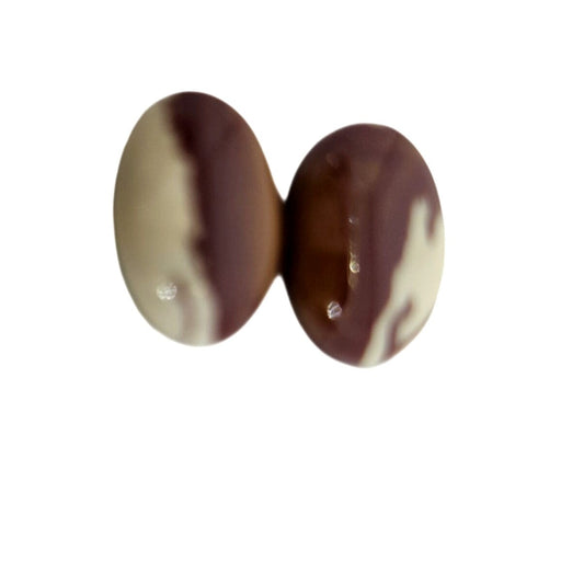 Gemstone Loose Picasso Jasper Stone Matched Pair Earrings 14 ct  2.4 gr