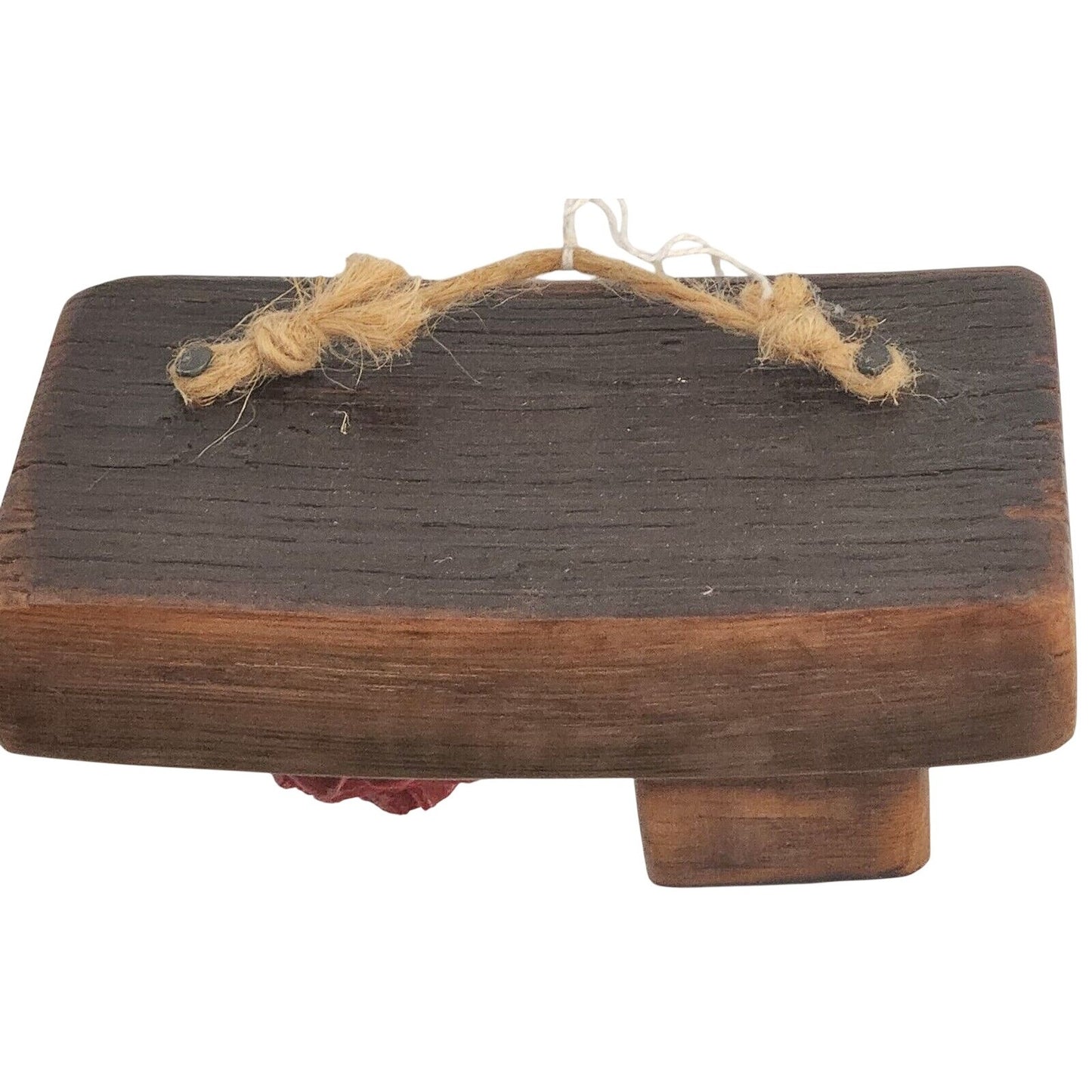 Wood Wine Barrel Sign Wine Glass Red Rose Dark Wine Stave Toasted Hanger