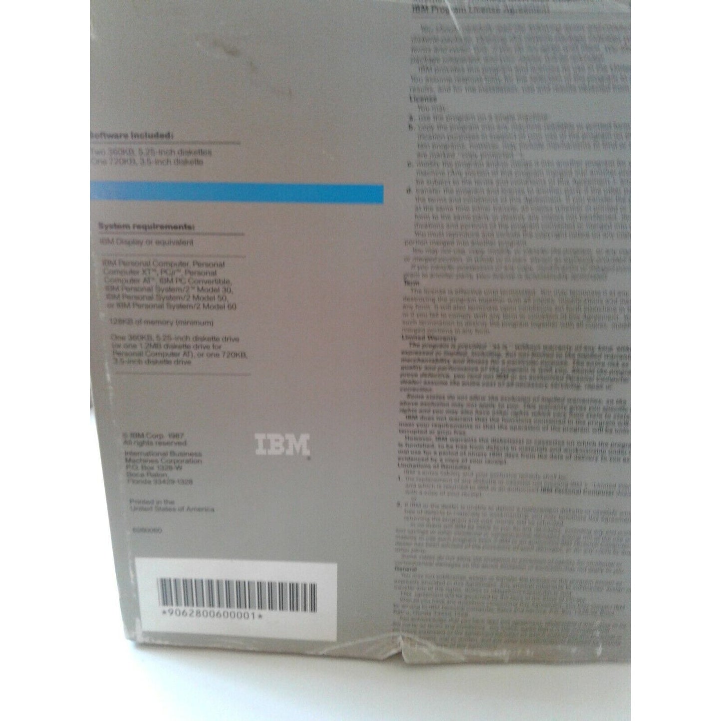 IBM Disk Operating System Version 3.30 3.5 & 5.25 Diskettes 1987