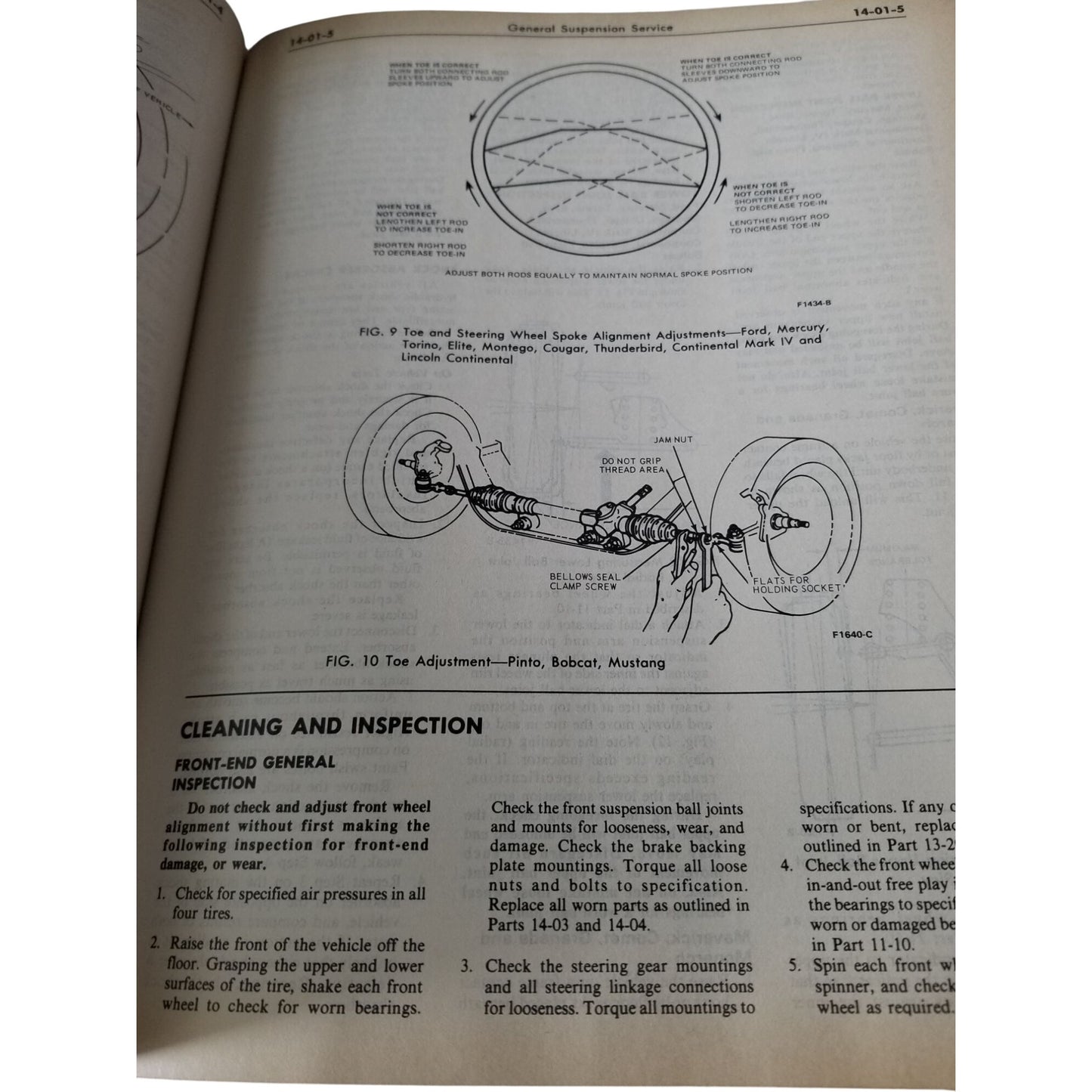 Book Ford 1976 - 1976 Car Shop Manual Vol # 1 Chassis