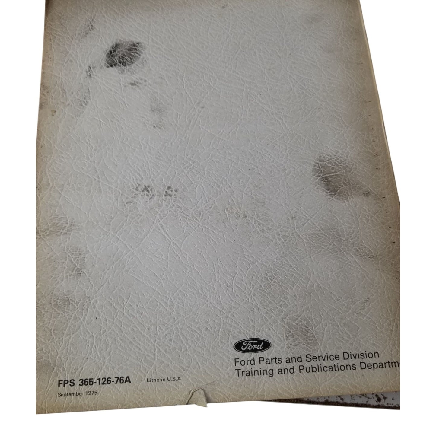 Book Ford 1976 - 1976 Car Shop Manual Vol # 1 Chassis