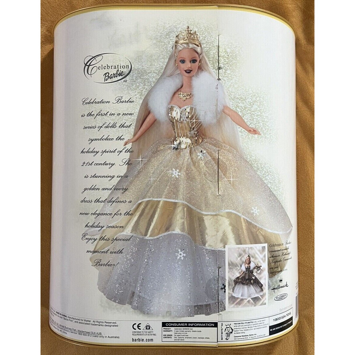 2000 Mattel Barbie Doll Blonde, "Celebration Of Y2K" Special Edition #28269 NRFB