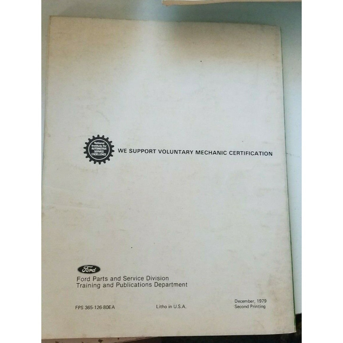 Book 1980  Ford  Car Shop Manual Engine Diagnosis Emissions All Models