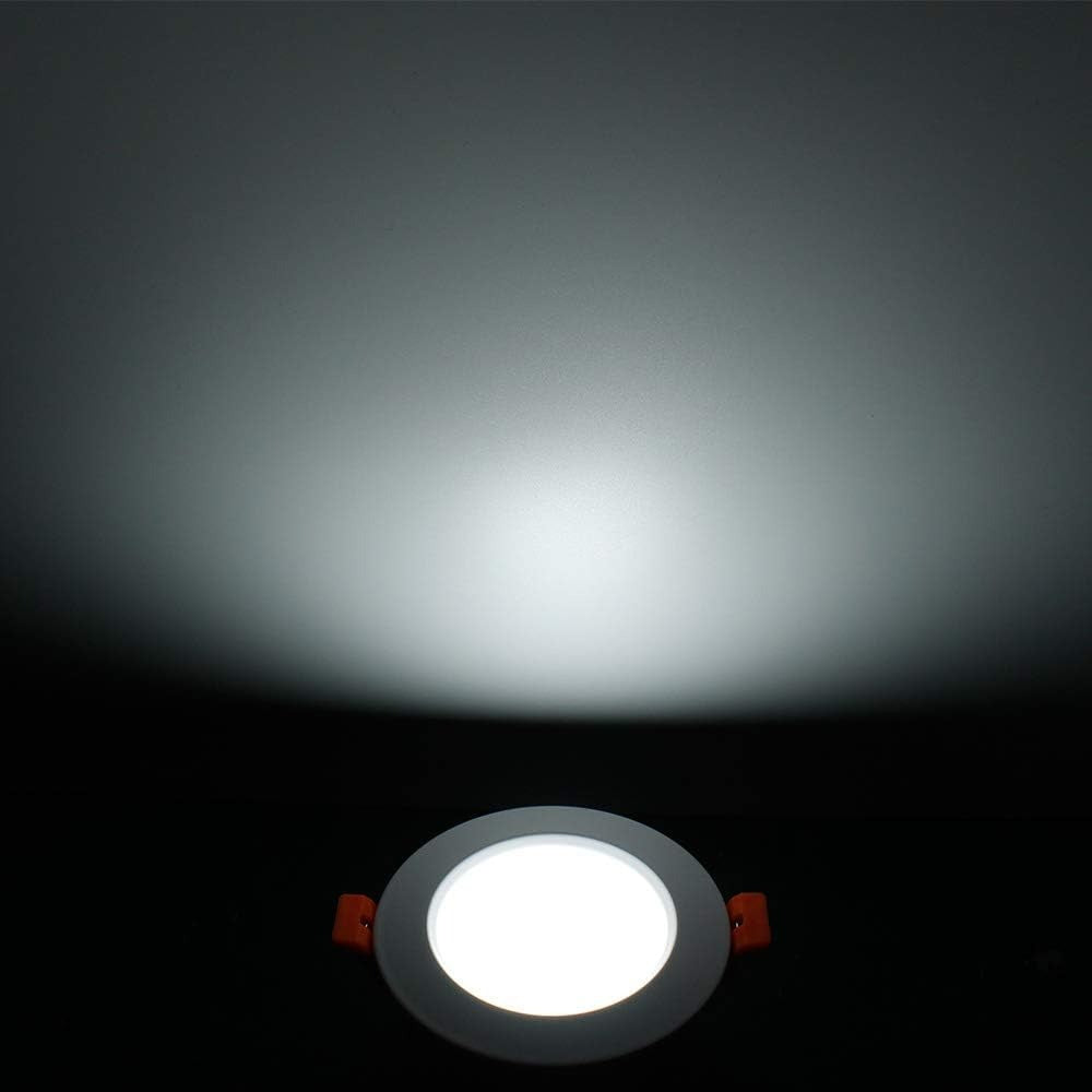 3 inch Dimmable LED Recessed Lighting, 5W Retrofit Downlight, 6000K Daylight White, CRI 80 with LED Driver, as AC 110V Ceiling Light Fixtu