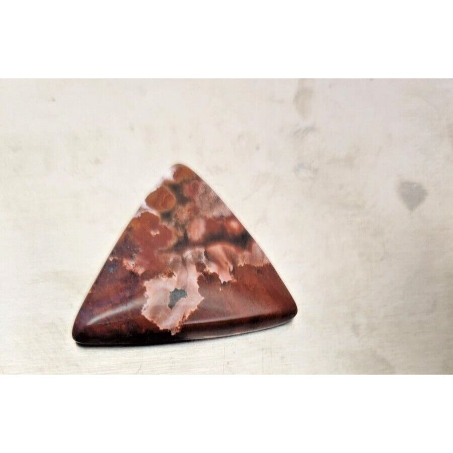 Gemstones Loose Coffee Jasper Triangle 6.2 gr Pendant Size 32 mm x 32 mm