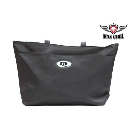 Professional Tote Women Black & Gray Shoulder Purse  20" x 5" x 12.5"  Laptop Compartment CD Case and ID holder