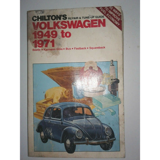 1949 -1971  Volkswagen Chilton's Repair & Tune-Up Guide Beetle Ghia Bus Fastback