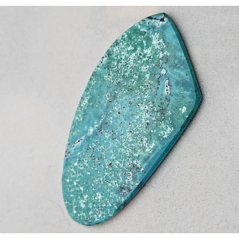 Gemstones Loose Turquoise Cabochon 8.6 gr Pendant Size 60 mm x 30 mm x 2 mm