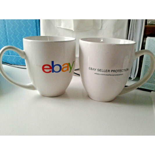 Mug Set 2 eBay Retro Logo EBAY Seller Protection Cup White Ebayana From Event