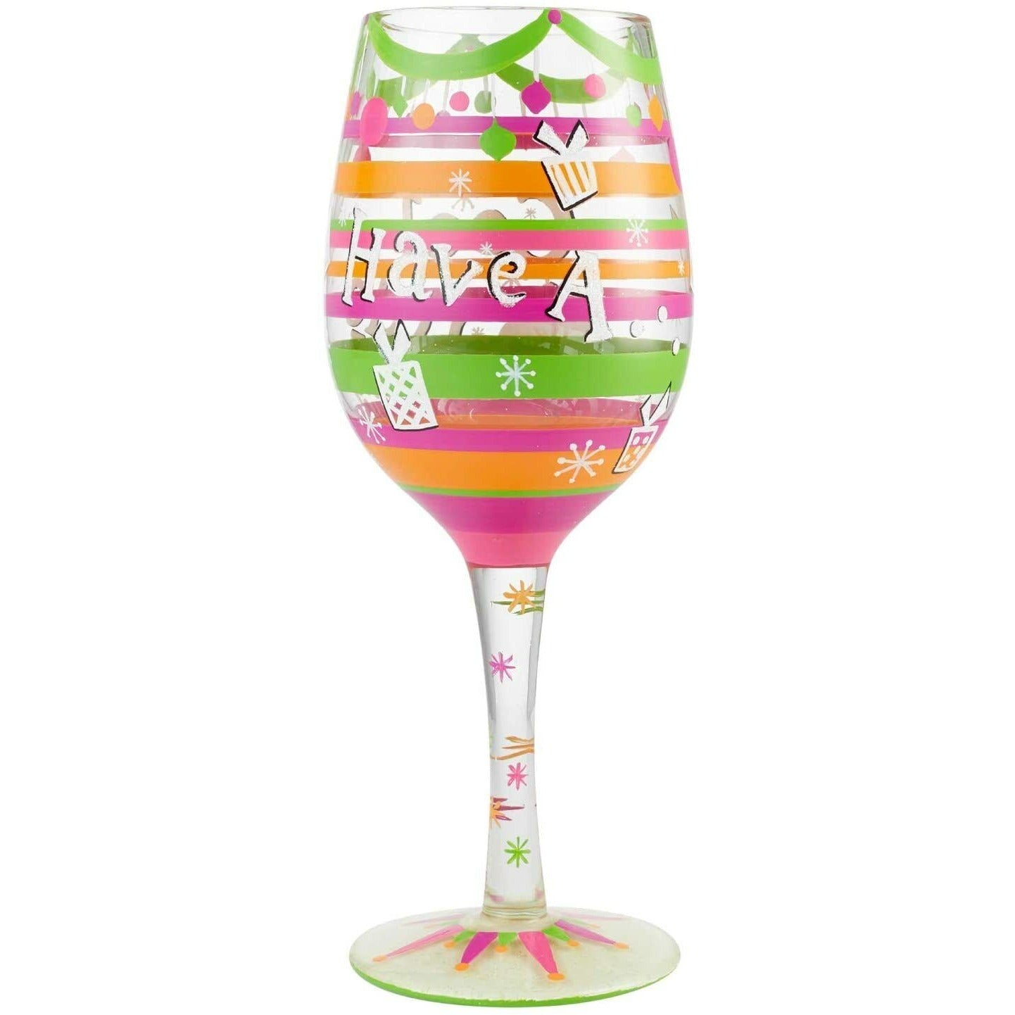 Lolita Wine Glass Love My Wine Cool Yule 15 oz Glass