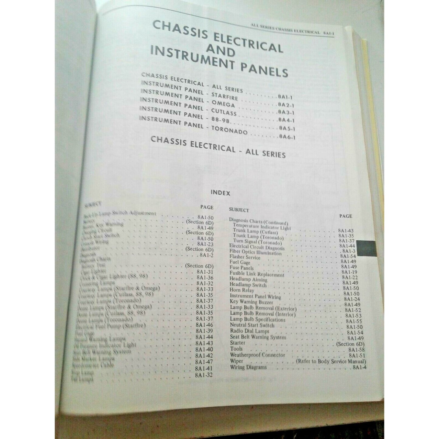 1979 Oldsmobile Chassis Service Manual All Series Shop Repair Automobile