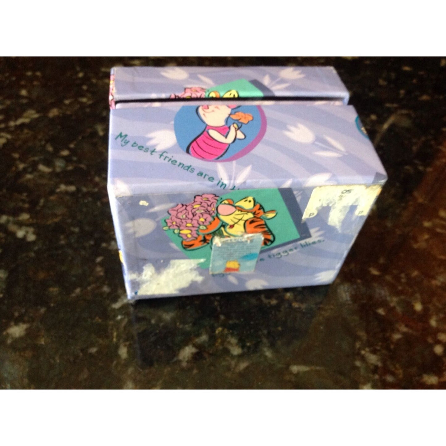 Jewelry Box Piglet Winnie the Pooh  My Best Friends are in the Garden Top Tray