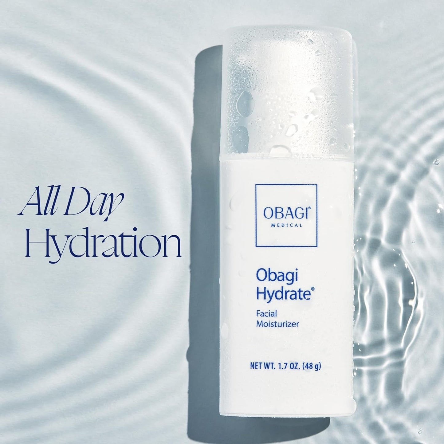 Obagi Hydrate Facial Moisturizer 1.7 ox Intensely Hydrating All Day Moisturizer