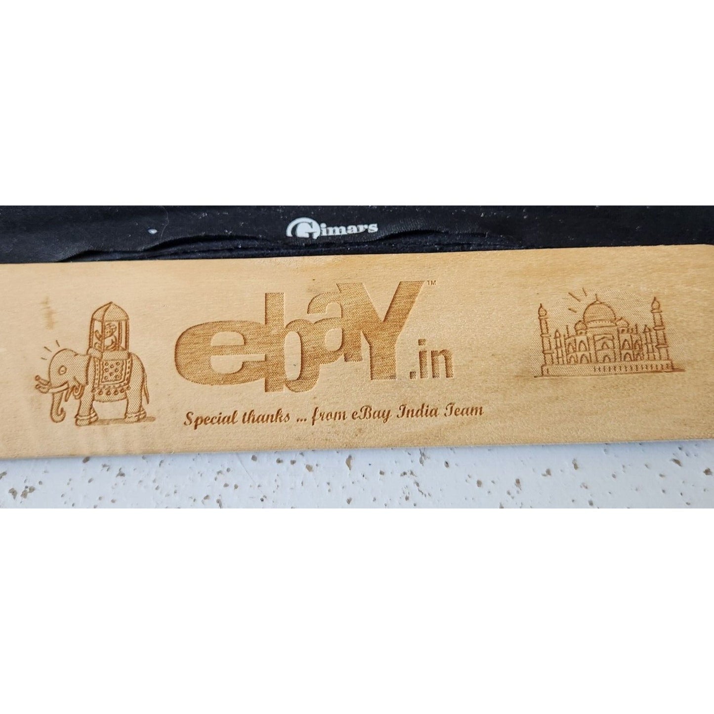 Ebay India Wood  Paddle Promo Item Red Rubber Handle 12" x 2" x 1"  Ebannayna