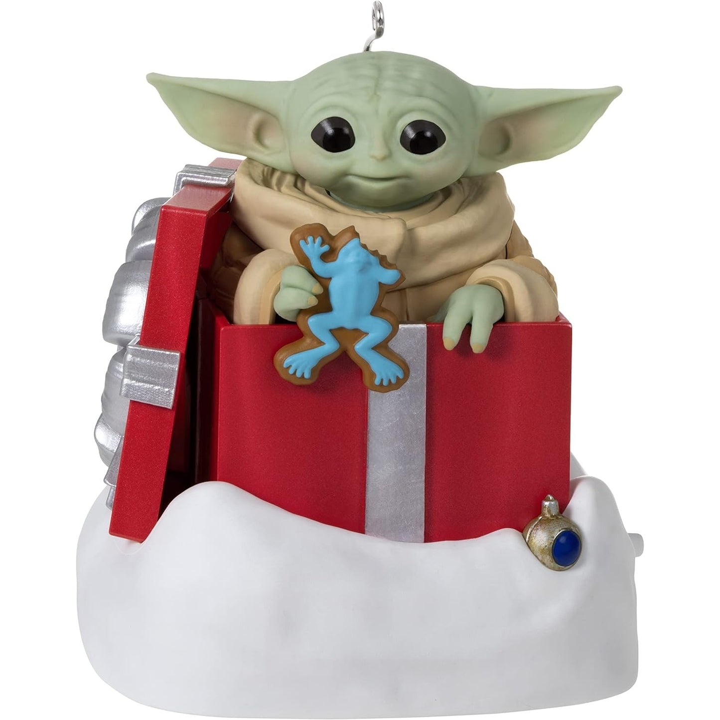 Hallmark Keepsake Christmas Ornament, Star Wars: The Mandalorian Grogu Greetings, Sound and Motion