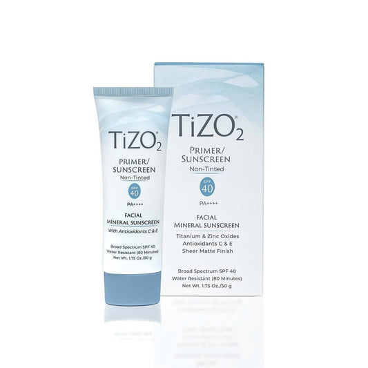 Skin Care TIZO 2 Primer / Sunscreen  Non-Tinted Facial SPF 40  1.75 oz