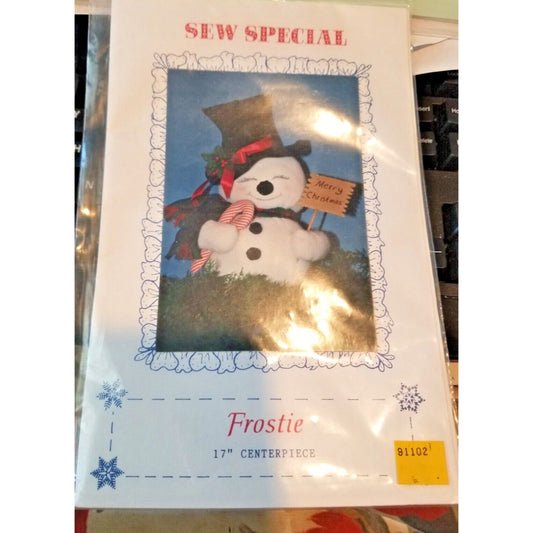 Craft Pattern Sew Special Frostie 17" Centerpiece Pattern  1986