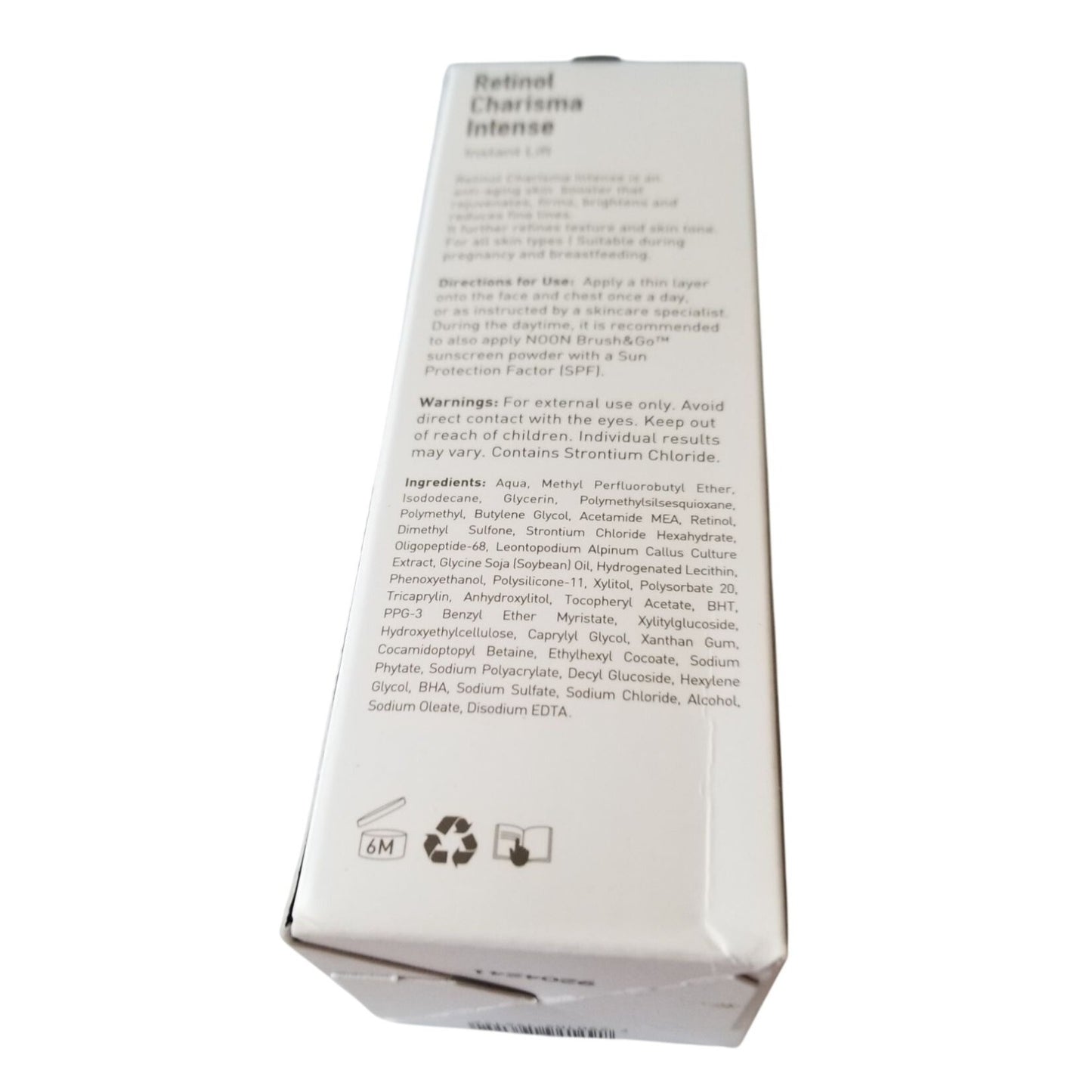Skincare Noon  Retinol Charisma Intense Instant Lift 1.18 oz