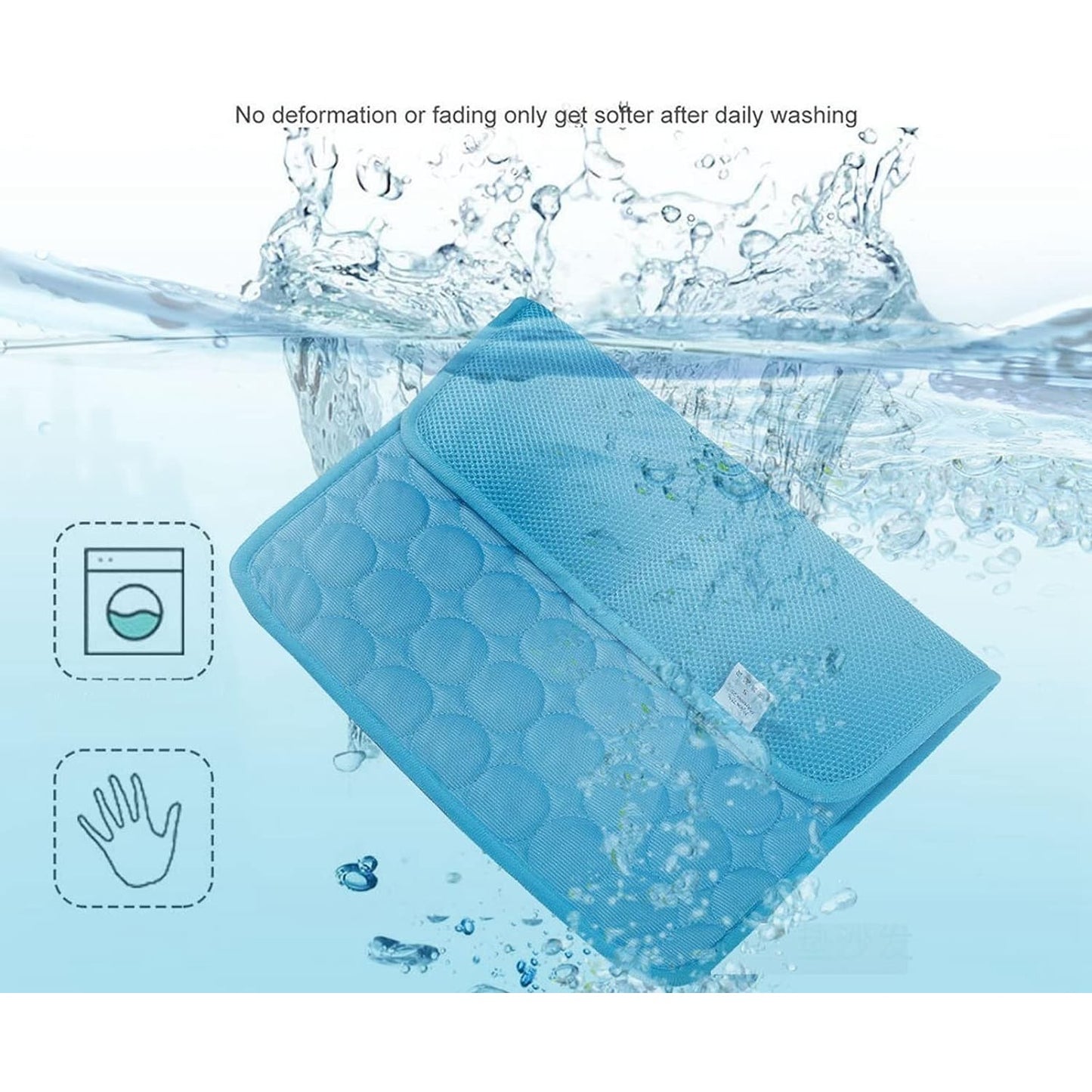 Dog Cooling Mat Pet Cooling Pads Dogs & Cats Pet Cooling Blanket for Outdoor Car Seats Beds 22IN x 28IN