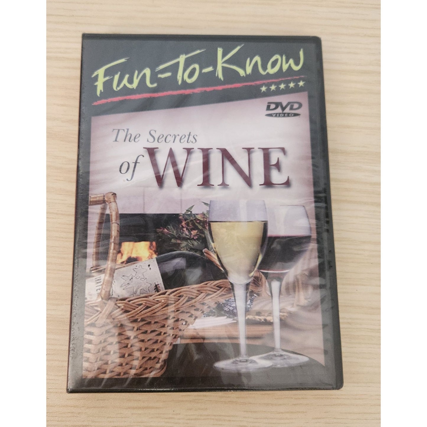 DVD Fun To Know The Secrets of Wine 2003 Become a Cork Master Sealed DV Popins