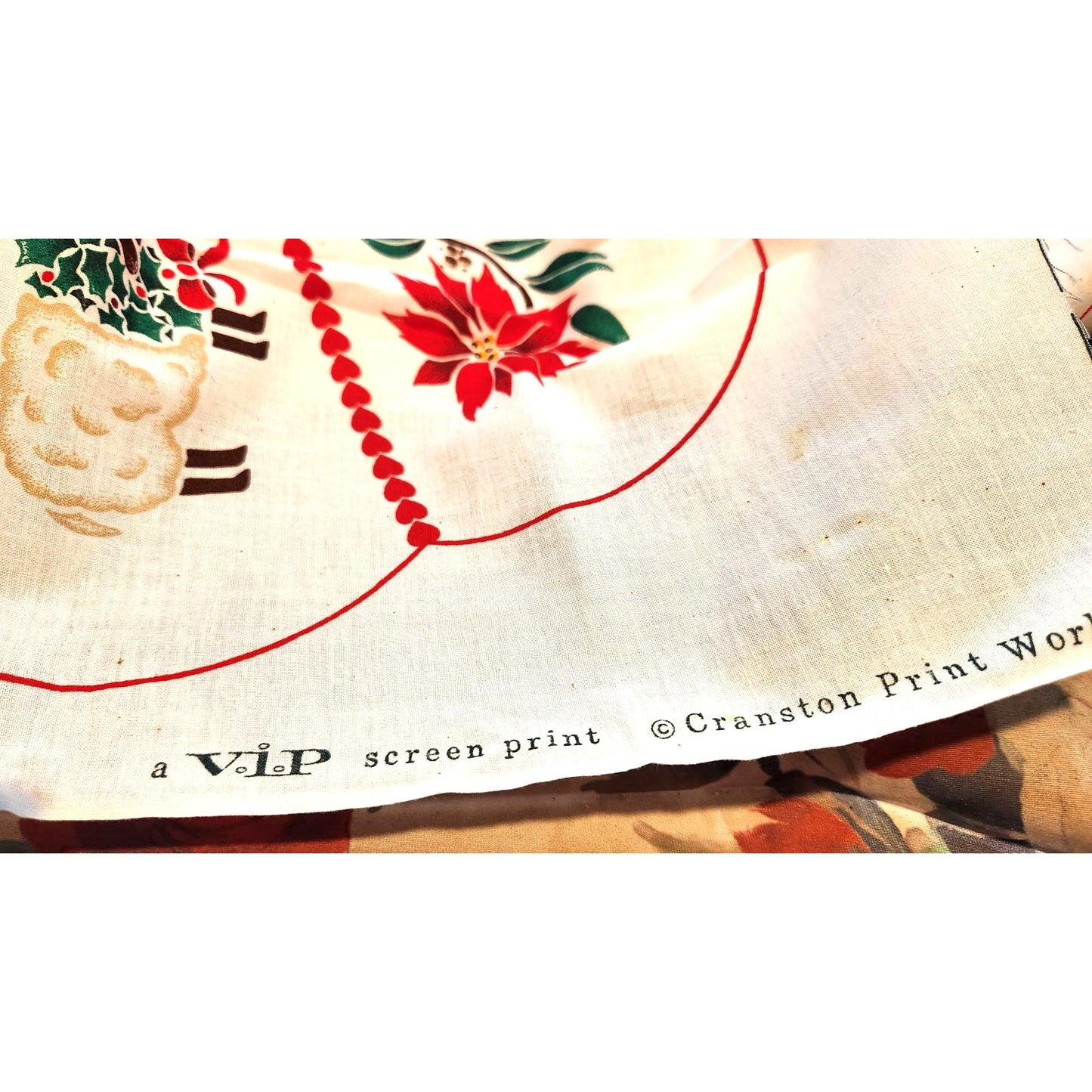 Craft Pattern Stencil Wreath Pillow Cranston Printworks 18" x 40" White Tree Bell Sheep Bird Heart Log Cabin Candy Canes Flower