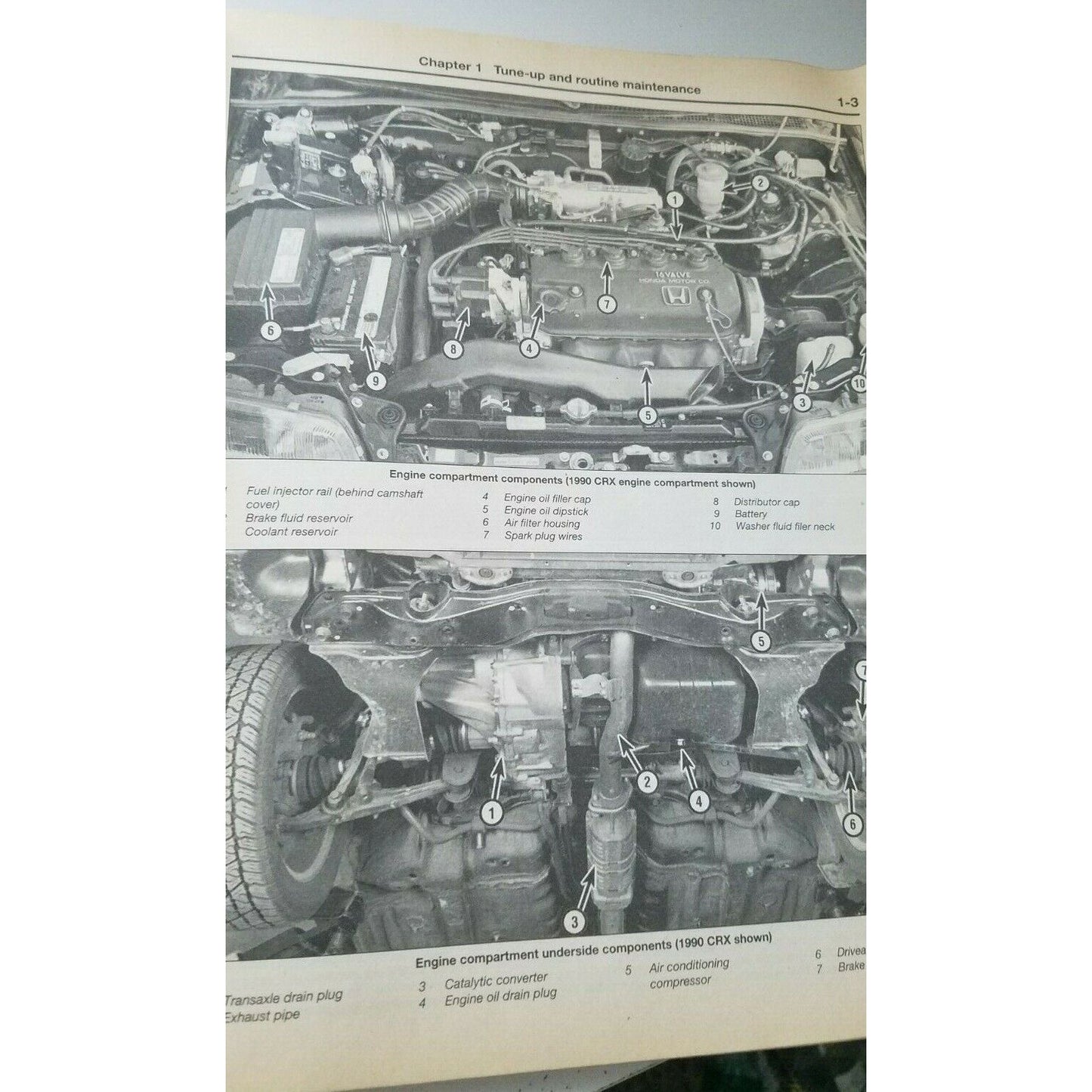 Book 1984 thru 1991  Haynes Honda Civic All Models Teardown Rebuild Repair Manual