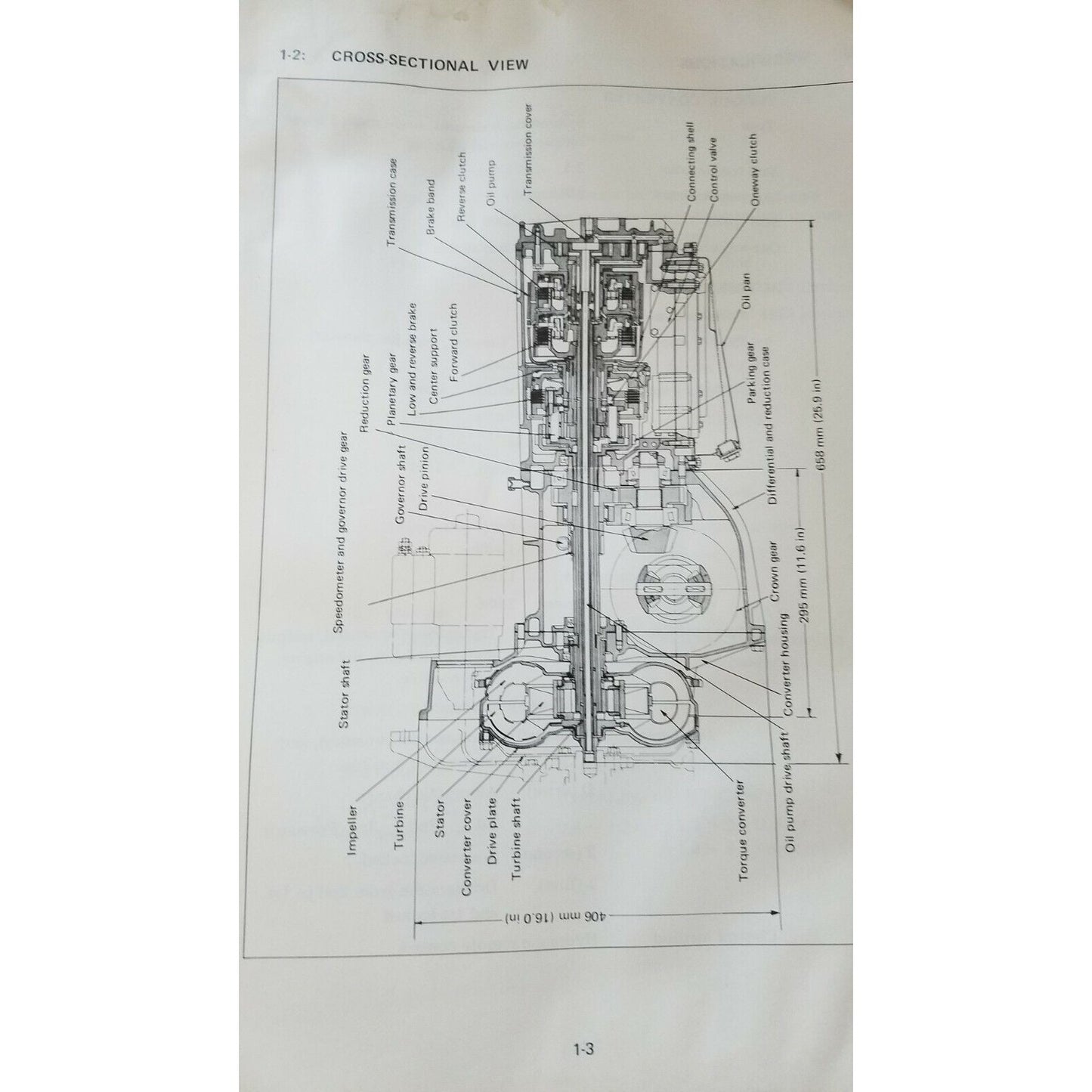 1974   Subaru 1400 1974 Year USA Model Service Manual Automatic Transmission