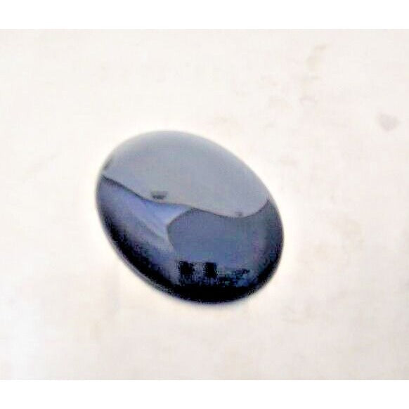 Gemstones Loose Black Onyx Cabochon 6.6 gr Pendant Size 24 mm x 32 mm