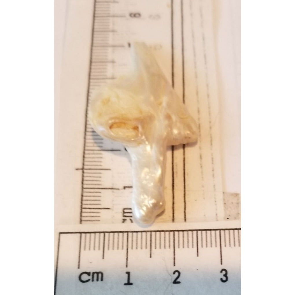 Loose Baroque Arrow Freshwater Keshi 23  ct  6  gr  2.5 cm  x 6 cm Real Natural