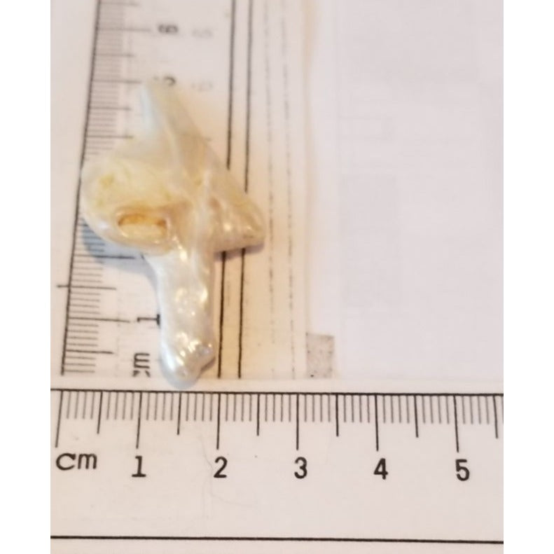 Loose Baroque Arrow Freshwater Keshi 23  ct  6  gr  2.5 cm  x 6 cm Real Natural