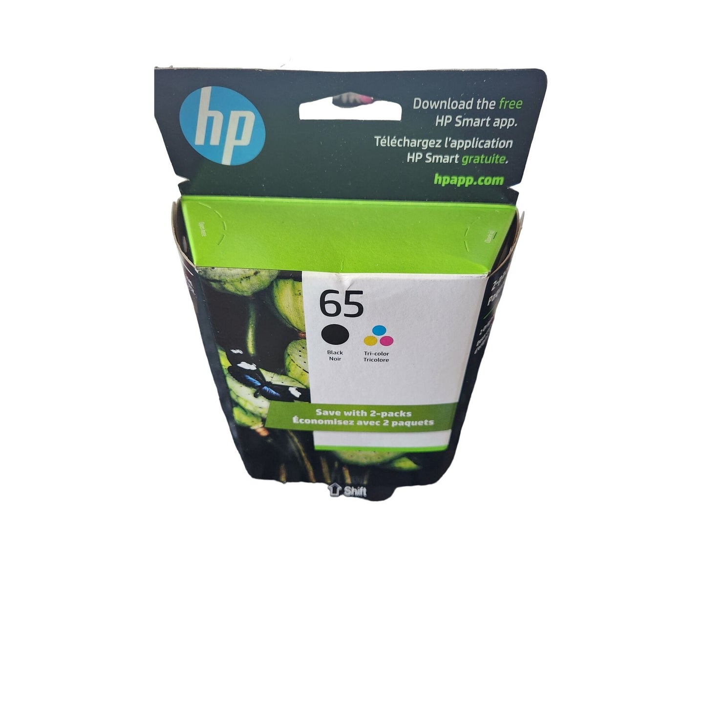 HP 65 Black & Tri-Color Ink Cartridges 2-Pack