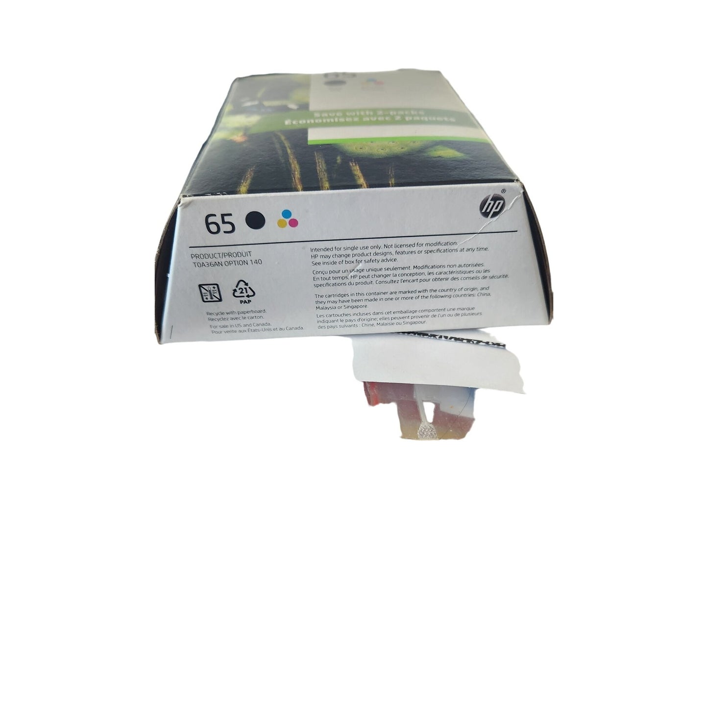 HP 65 Black & Tri-Color Ink Cartridges 2-Pack