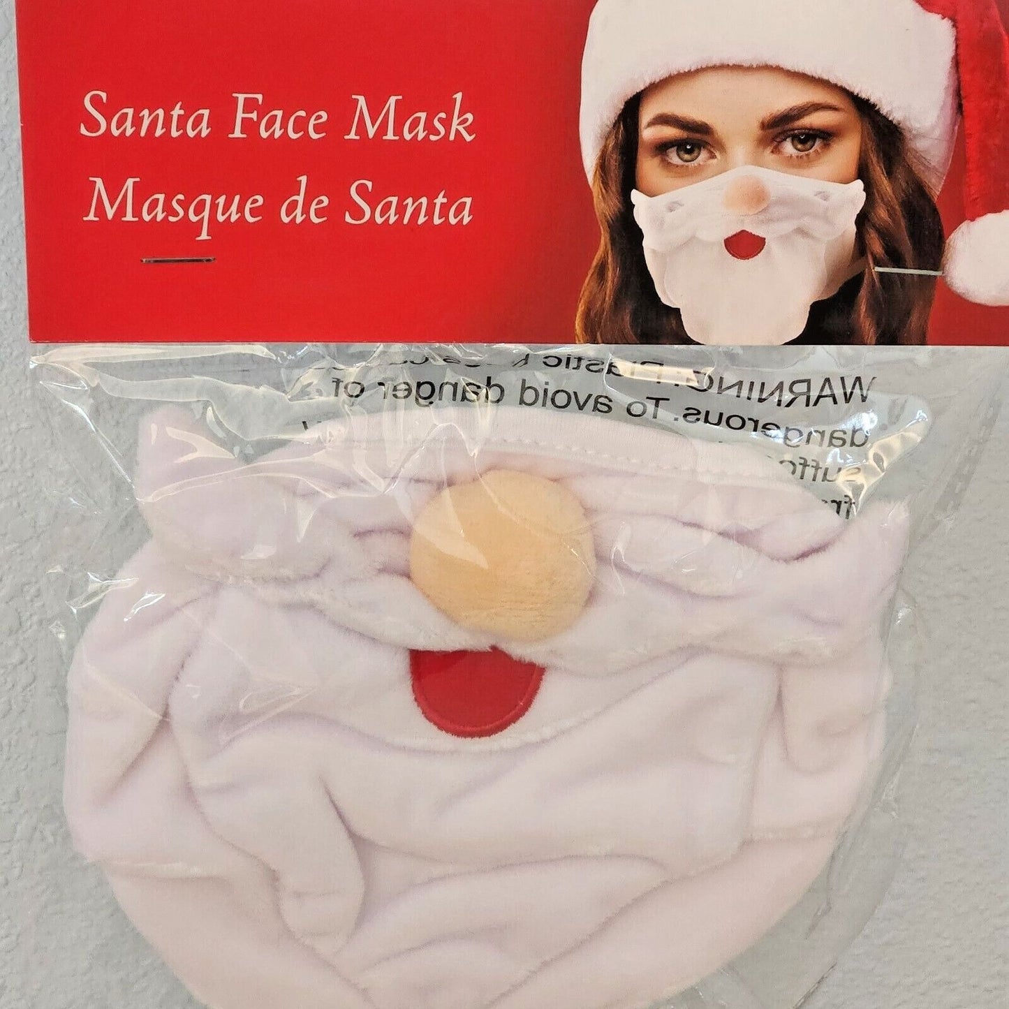 Mask Santa Beard Department 56 Adult Christmas Holiday