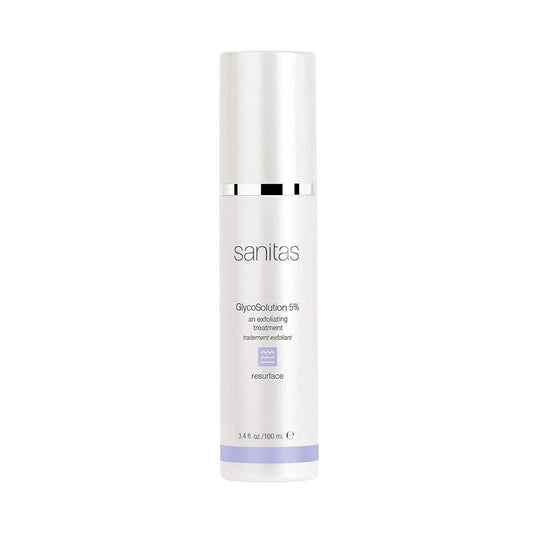 Skin Care Sanitas GlycoSolution 5%, Active, Exfoliating Treatment, 3.4 Oz