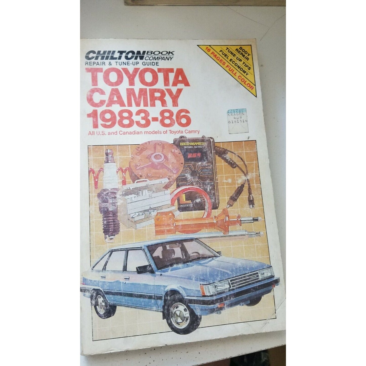 1983 -1986  Chilton's Toyota Camry   Repair & Tune-Up Manual