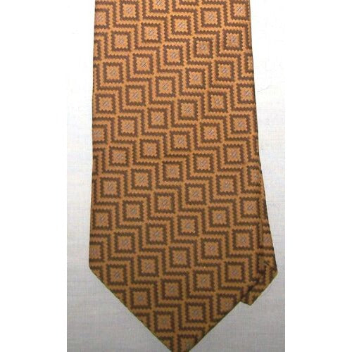 Tie Brown Polyester Neck Tie Florenteen Superba Brand  52 " Long  3 1/2"  Wide