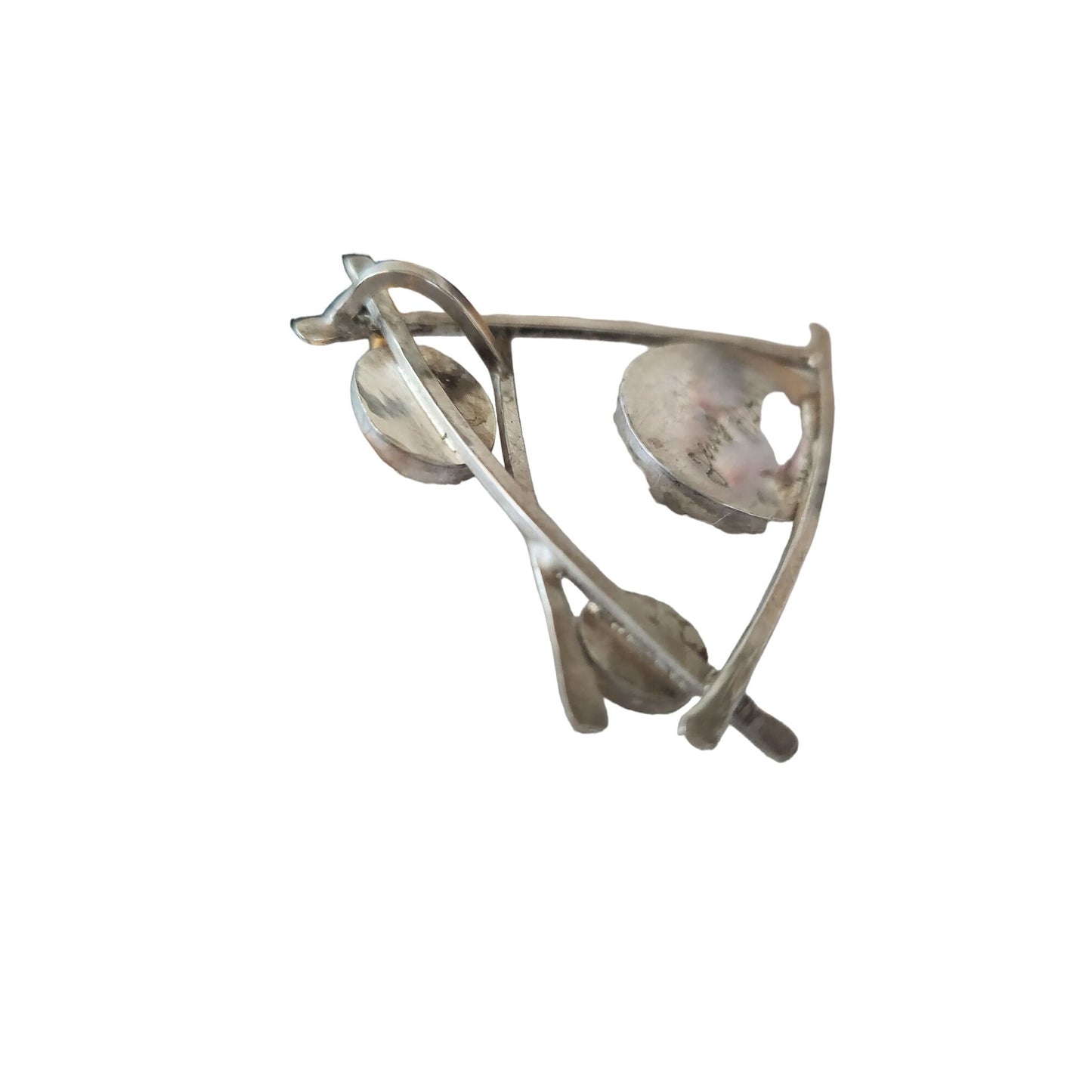 Pendant  Triangle Shape Ruby, Utah Jasper, Australian Variscite Pendant 17.2 Grams 925 Silver  60mm x 55mm Jewelry